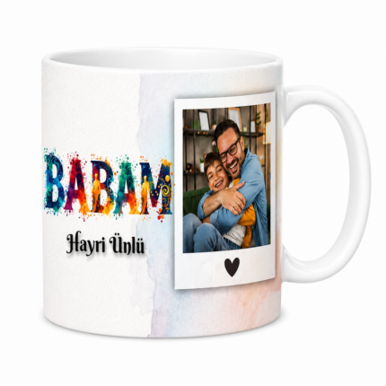 Babam Fotoğraf Kupa