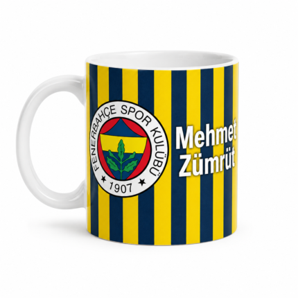 İsimli Fenerbahçe Taraftar Kupa