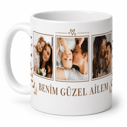 Benim Güzel Ailem Fotoğraflı Kupa